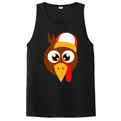 Thankful Grateful Blessed Thanksgiving Turkey Baseball Hat Gift PosiCharge Competitor Tank