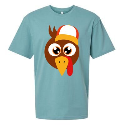 Thankful Grateful Blessed Thanksgiving Turkey Baseball Hat Gift Sueded Cloud Jersey T-Shirt