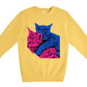 Tv Girl Band French Exit Album Funny Cat Lovers Gift Premium Crewneck Sweatshirt