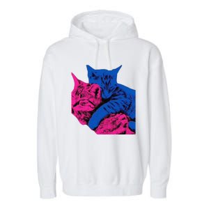 Tv Girl Band French Exit Album Funny Cat Lovers Gift Garment-Dyed Fleece Hoodie