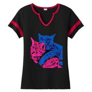 Tv Girl Band French Exit Album Funny Cat Lovers Ladies Halftime Notch Neck Tee