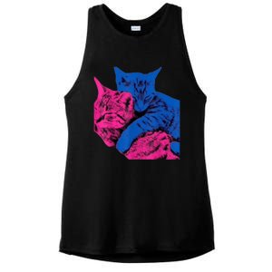 Tv Girl Band French Exit Album Funny Cat Lovers Ladies PosiCharge Tri-Blend Wicking Tank