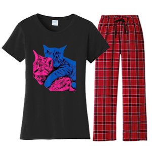 Tv Girl Band French Exit Album Funny Cat Lovers Women's Flannel Pajama Set