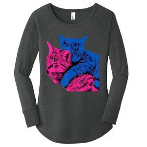 Tv Girl Band French Exit Album Funny Cat Lovers Women's Perfect Tri Tunic Long Sleeve Shirt