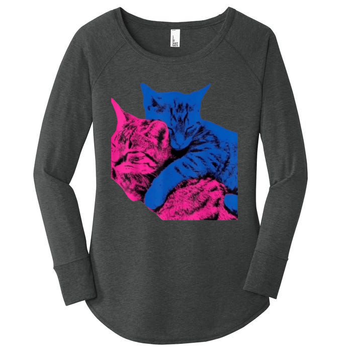 Tv Girl Band French Exit Album Funny Cat Lovers Women's Perfect Tri Tunic Long Sleeve Shirt