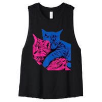 Tv Girl Band French Exit Album Funny Cat Lovers Women's Racerback Cropped Tank