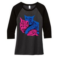 Tv Girl Band French Exit Album Funny Cat Lovers Women's Tri-Blend 3/4-Sleeve Raglan Shirt