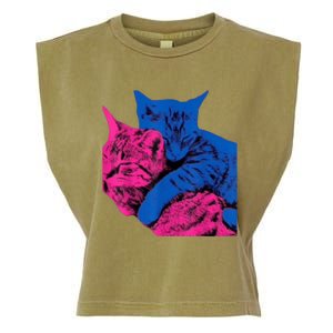 Tv Girl Band French Exit Album Funny Cat Lovers Garment-Dyed Women's Muscle Tee