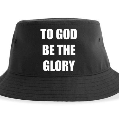 To God Be The Glory Sustainable Bucket Hat