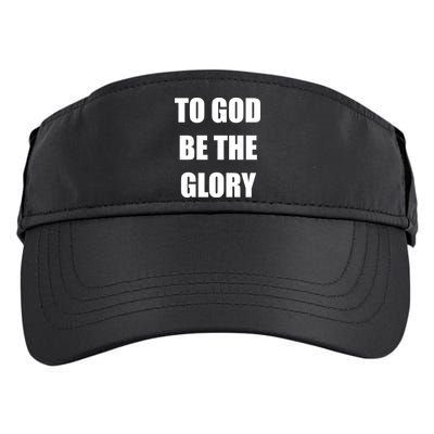 To God Be The Glory Adult Drive Performance Visor