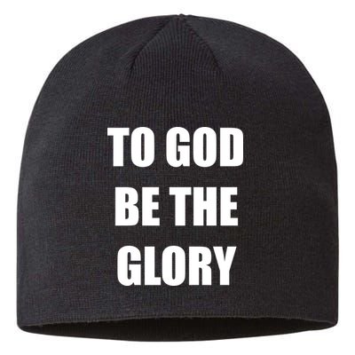 To God Be The Glory Sustainable Beanie