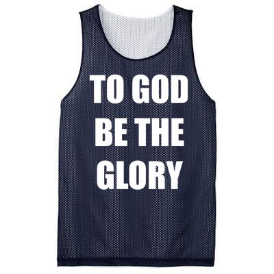 To God Be The Glory Mesh Reversible Basketball Jersey Tank