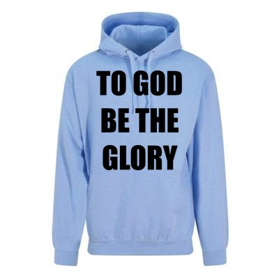 To God Be The Glory Unisex Surf Hoodie