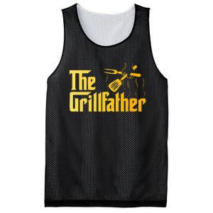 The Grillfather Bbq Grill & Smoker Barbecue Chef Mesh Reversible Basketball Jersey Tank