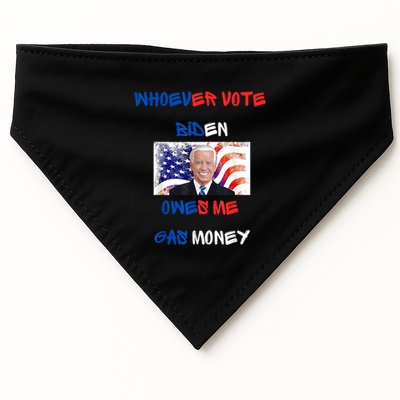 Trump Good Biden Idiot Bad Ugly Stupid Trump Surrendered USA-Made Doggie Bandana