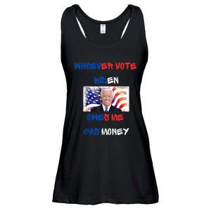 Trump Good Biden Idiot Bad Ugly Stupid Trump Surrendered Ladies Essential Flowy Tank