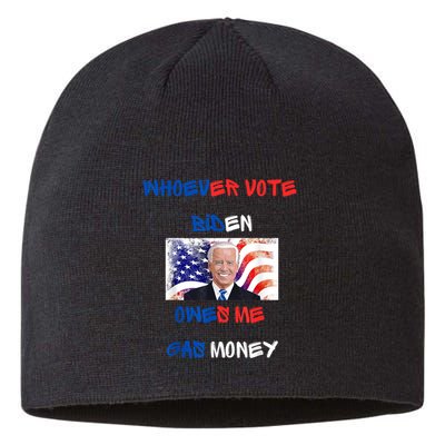 Trump Good Biden Idiot Bad Ugly Stupid Trump Surrendered Sustainable Beanie