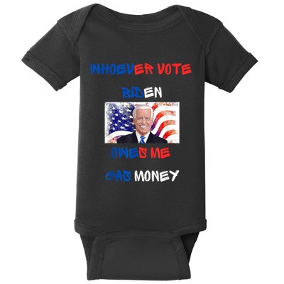 Trump Good Biden Idiot Bad Ugly Stupid Trump Surrendered Baby Bodysuit