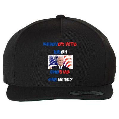 Trump Good Biden Idiot Bad Ugly Stupid Trump Surrendered Wool Snapback Cap