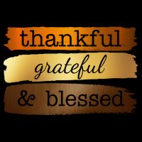 Thankful Grateful Blessed Thanksgiving Holiday Bucket Hat