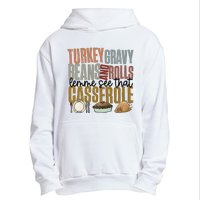 Turkey Gravy Beans And Rolls Let Me See That Casserole Thanksgiving Urban Pullover Hoodie