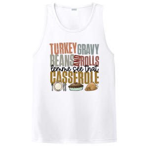 Turkey Gravy Beans And Rolls Let Me See That Casserole Thanksgiving PosiCharge Competitor Tank