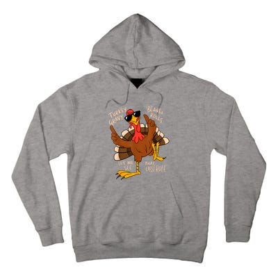 Turkey Gravy Beans And Rolls Casserole Funny Thanksgiving Tall Hoodie