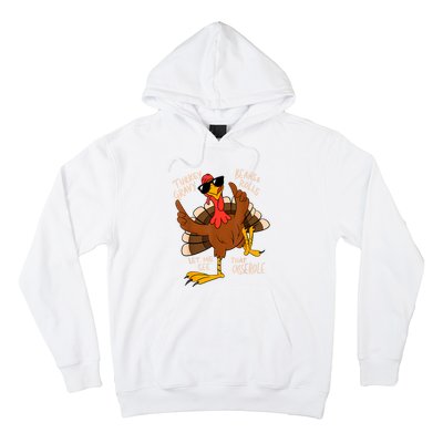 Turkey Gravy Beans And Rolls Casserole Funny Thanksgiving Hoodie