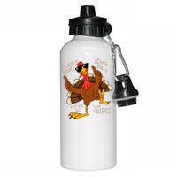 Turkey Gravy Beans And Rolls Casserole Funny Thanksgiving Aluminum Water Bottle