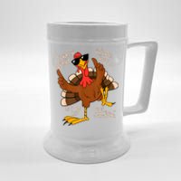 Turkey Gravy Beans And Rolls Casserole Funny Thanksgiving Beer Stein