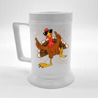 Turkey Gravy Beans And Rolls Casserole Funny Thanksgiving Beer Stein