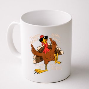 Turkey Gravy Beans And Rolls Casserole Funny Thanksgiving Coffee Mug