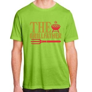 The Grillfather Barbeque Grilling Bbq Lover Father Dad Funny Gift Adult ChromaSoft Performance T-Shirt