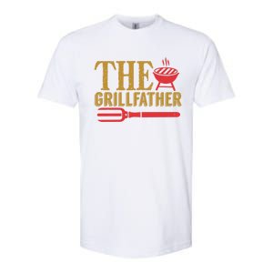 The Grillfather Barbeque Grilling Bbq Lover Father Dad Funny Gift Softstyle CVC T-Shirt