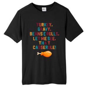 Turkey Gravy Beans And Rolls Let Me See That Casserole Funny Gift Funny Gift Tall Fusion ChromaSoft Performance T-Shirt