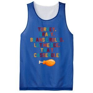 Turkey Gravy Beans And Rolls Let Me See That Casserole Funny Gift Funny Gift Mesh Reversible Basketball Jersey Tank