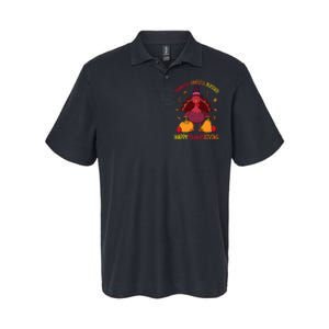 Thankful Grateful Blessed Thanksgiving Turkey Softstyle Adult Sport Polo