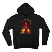 Thankful Grateful Blessed Thanksgiving Turkey Tall Hoodie