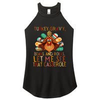 Turkey Gravy Beans And Rolls Let Me See That Casserole Women's Perfect Tri Rocker Tank