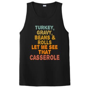 Turkey Gravy Beans And Rolls Let Me See That Casserole Retro PosiCharge Competitor Tank