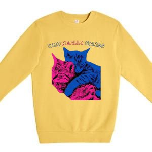 Tv Girl Band French Exit Album Funny Cat Lovers Premium Crewneck Sweatshirt