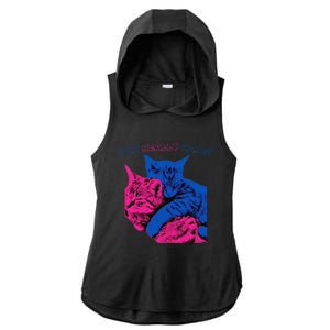 Tv Girl Band French Exit Album Funny Cat Lovers Ladies PosiCharge Tri-Blend Wicking Draft Hoodie Tank