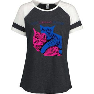 Tv Girl Band French Exit Album Funny Cat Lovers Enza Ladies Jersey Colorblock Tee