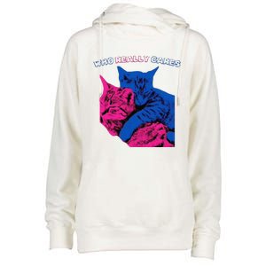 Tv Girl Band French Exit Album Funny Cat Lovers Womens Funnel Neck Pullover Hood