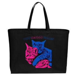 Tv Girl Band French Exit Album Funny Cat Lovers Cotton Canvas Jumbo Tote