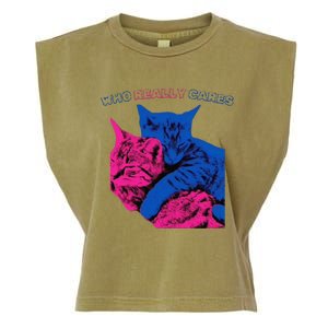 Tv Girl Band French Exit Album Funny Cat Lovers Garment-Dyed Women's Muscle Tee