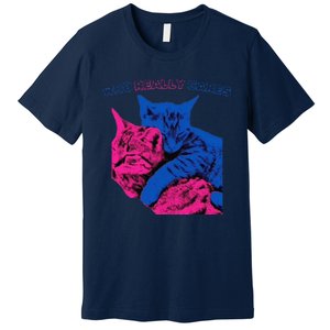 Tv Girl Band French Exit Album Funny Cat Lovers Premium T-Shirt