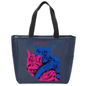 Tv Girl Band French Exit Album Funny Cat Lovers Zip Tote Bag