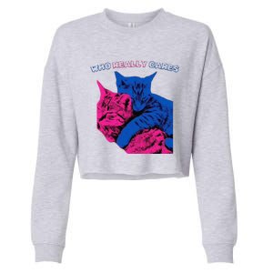 Tv Girl Band French Exit Album Funny Cat Lovers Cropped Pullover Crew