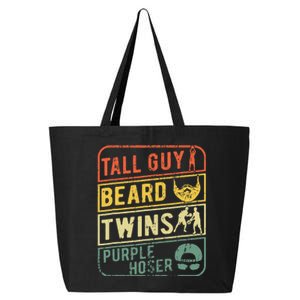 Tall Guy Beard Twins Purple Hoser 25L Jumbo Tote